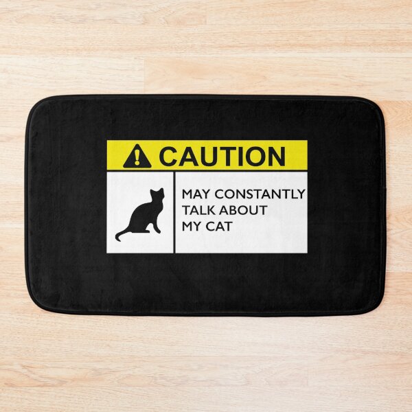 Item preview, Caution Cat designed and sold by TheUnknown93.