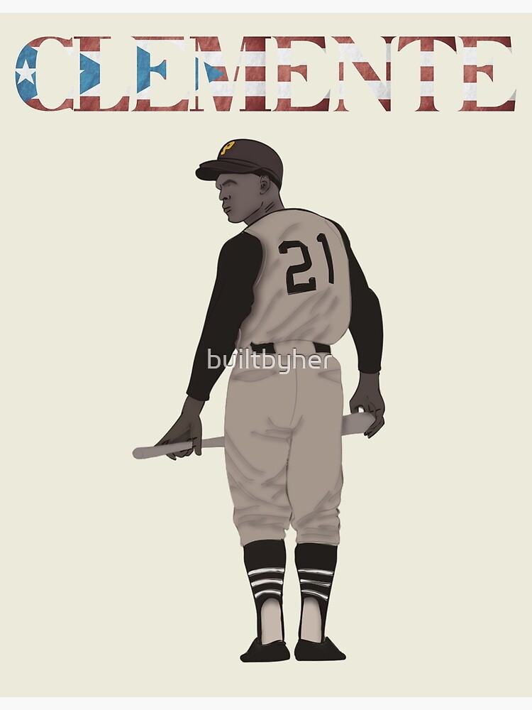 Outfielders Roberto Clemente' #21 of the Pittsburgh Pirates bats