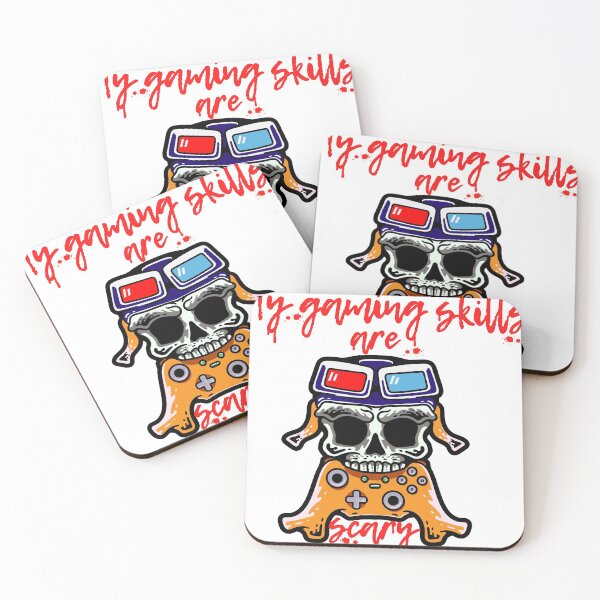Item preview, my gaming skills are scary funny halloween gift for gamers  designed and sold by Sun Rise.