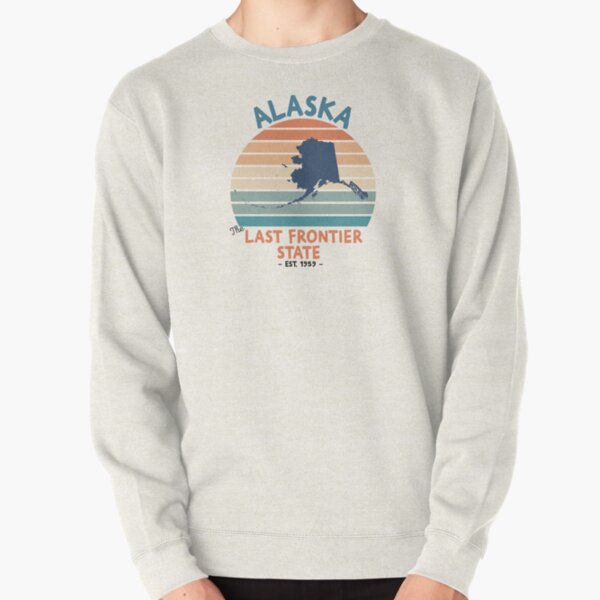 Alaska Sweatshirt, Alaska Sweater, Retro Sunset Shirt, Mountain