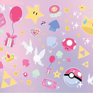 Aperçu de l'œuvre Jeux Vidéo Pastel de theambs