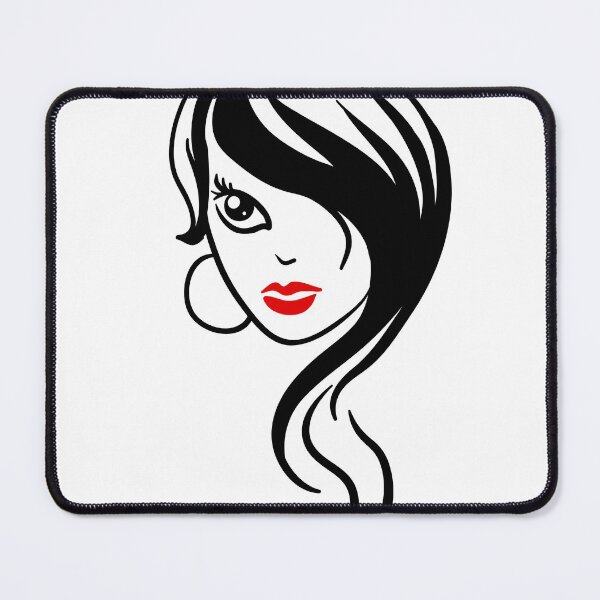 Item preview, Lady with red lips  designed and sold by DuchessPier.