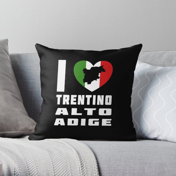 I Love Trentino Alto Adige - I Heart Trentino Alto Adige Italy Throw Pillow