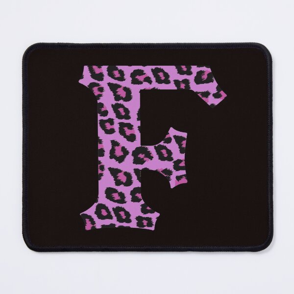 Item preview, Purple Letter F Leopard Cheetah Monogram Initial designed and sold by SqueakyRicardo.