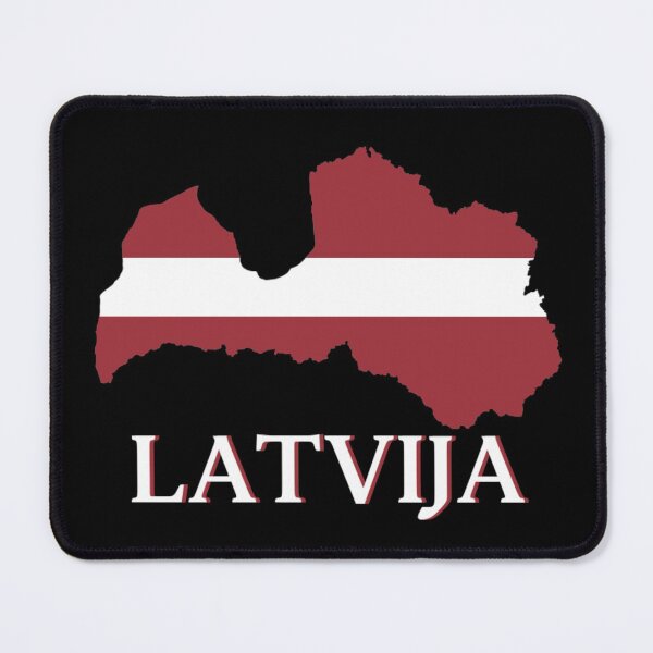 Item preview, Latvija Flag Country Outline designed and sold by JG0024.