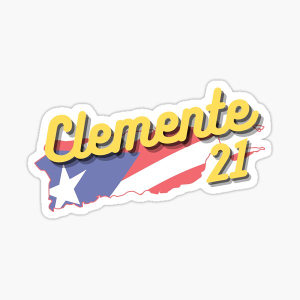 Roberto Clemente 21 Sticker Diecut 