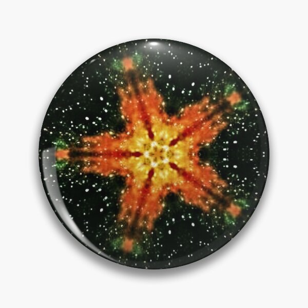 Item preview, Space Orange Starburst designed and sold by yukichi42.