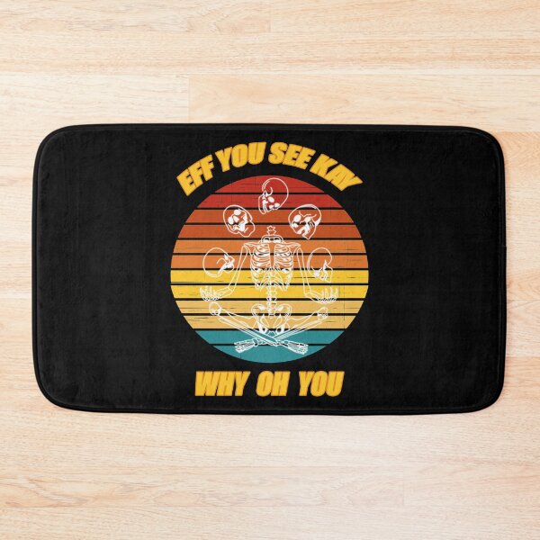 Item preview, eff you see kay why oh you funny vintage skeleton yoga lover designed and sold by SamirElh77.