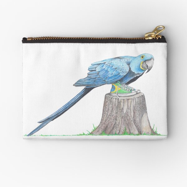 Item preview, Hyacinth Macaw in Brazilian High Tops designed and sold by JimsBirds.