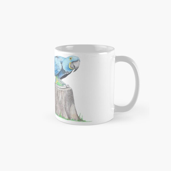 Item preview, Hyacinth Macaw in Brazilian High Tops designed and sold by JimsBirds.