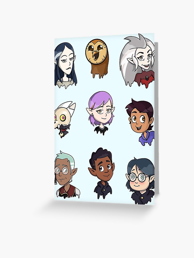 The Owl House Characters Sticker Sheet 