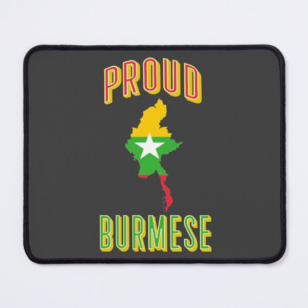 Item preview, Proud Burmese Myanmar Flag Country Outline Design designed and sold by JG0024.