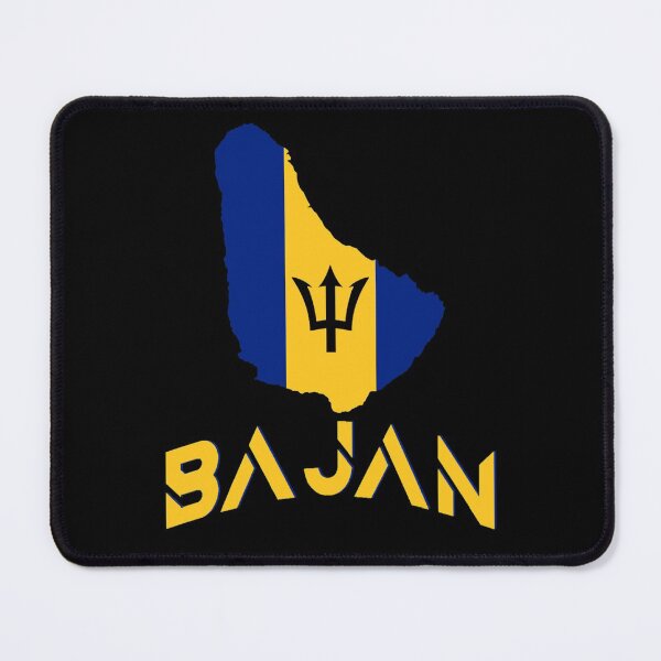 Item preview, Barbados National Flag Country Outline BAJAN Graphic designed and sold by JG0024.