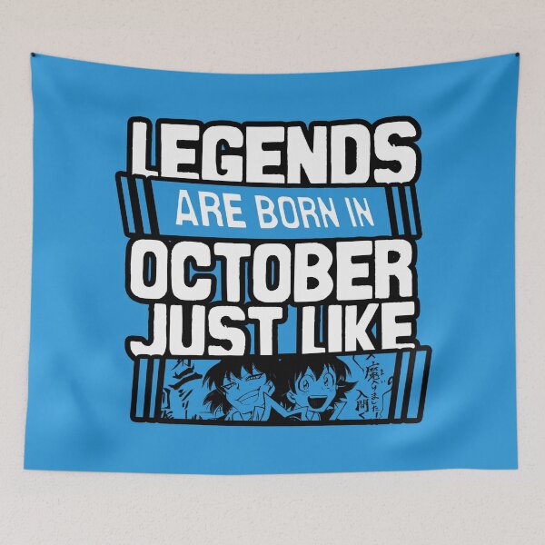 Item preview, Legends Are Born On October 4th | Happy October Birthday Iruma Suzuki, Mairimashita Iruma Kun designed and sold by The Shonen Spot.