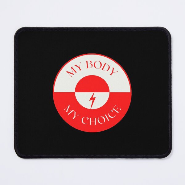 Item preview, My body my choice round lightning white designed and sold by oxoxoxo.