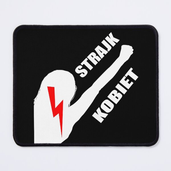 Item preview, Strajk Kobiet Fist Poland Red Lightning Bolt designed and sold by oxoxoxo.