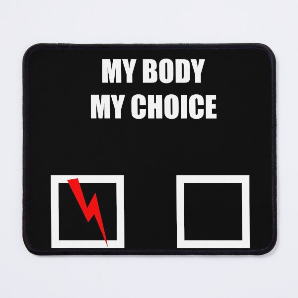 Item preview, My body my choice red bolt designed and sold by oxoxoxo.
