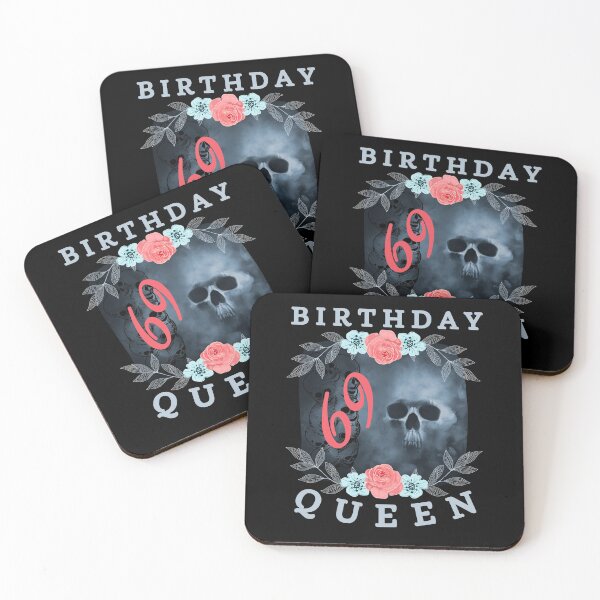 Item preview, Goth Babe Birthday Queen 69 Years Old designed and sold by sableandshadow.