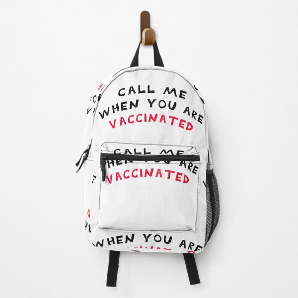 Item preview, CALL ME WHEN YOU ARE VACCINATED Awesome funny design for all the vaccinated people 2021 . designed and sold by thebaronart.