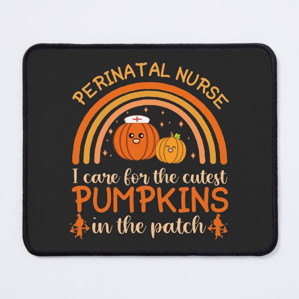 Item preview, Rainbow I Care For The Cutest Pumpkins In The Patch Halloween Pediatric Nurse designed and sold by AweSoMe Shirts.