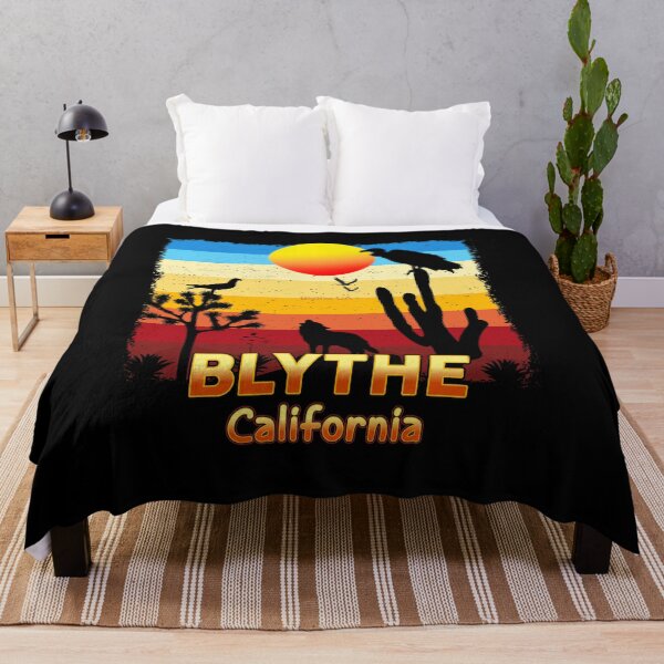 Item preview, Blythe California CA Sunset Coyote  Vulture Cactus Desert Californian designed and sold by Cuatrocaminos.