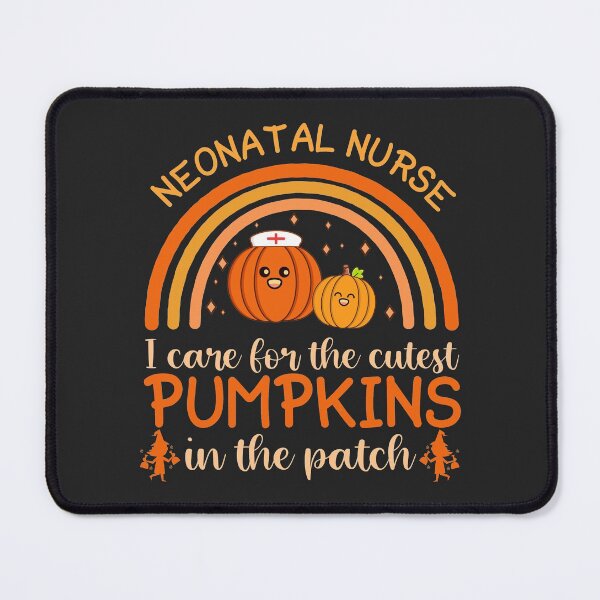 Item preview, Rainbow I Care For The Cutest Pumpkins In The Patch Halloween Neonatal Nurse designed and sold by AweSoMe Shirts.