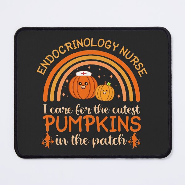 Item preview, Rainbow I Care For The Cutest Pumpkins In The Patch Halloween Endocrinology Nurse designed and sold by AweSoMe Shirts.