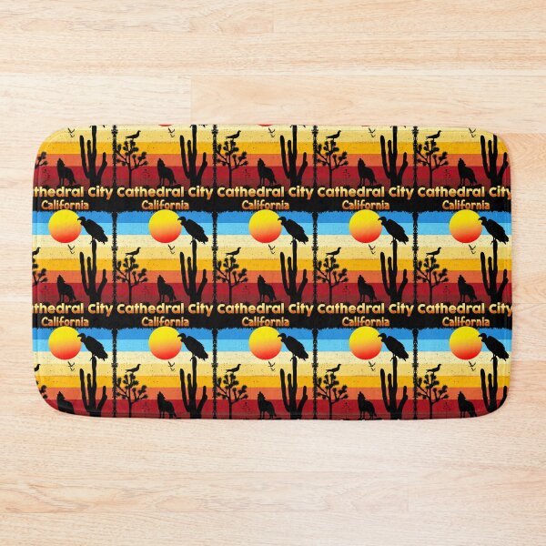 Item preview, Cathedral City California CA Sunset Coyote  Vulture Cactus Desert Californian designed and sold by Cuatrocaminos.
