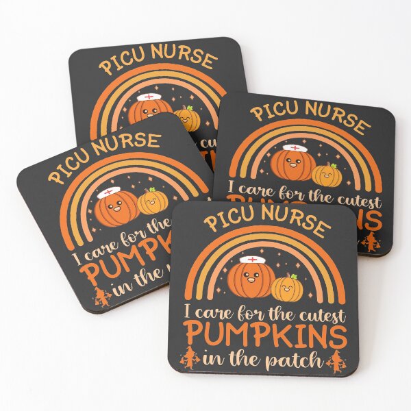 Item preview, Rainbow I Care For The Cutest Pumpkins In The Patch Halloween PICU Nurse designed and sold by AweSoMe Shirts.