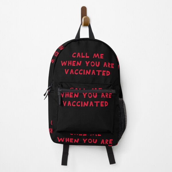 Item preview, CALL ME WHEN YOU ARE VACCINATED Awesome funny red and black design for all the vaccinated people 2021 . designed and sold by thebaronart.