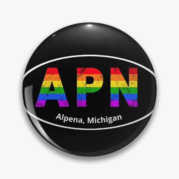 Item preview, Alpena Michigan Rainbow Pride designed and sold by ShowMePride.