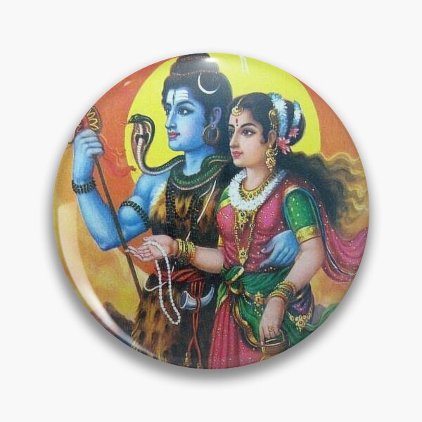 Radha Krishna Button Hinduismus Yoga Indien Hindu Schmuck Buttons 