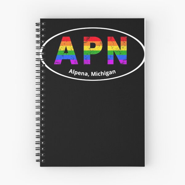 Item preview, Alpena Michigan Rainbow Pride designed and sold by ShowMePride.