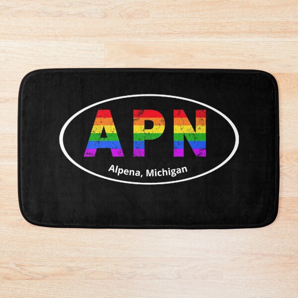 Item preview, Alpena Michigan Rainbow Pride designed and sold by ShowMePride.