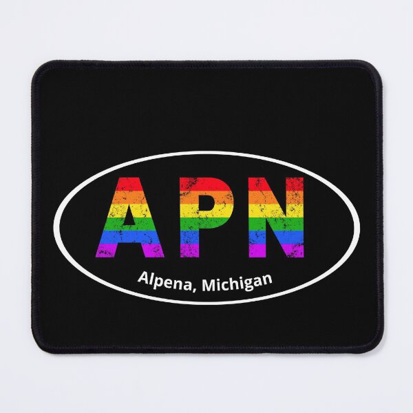 Item preview, Alpena Michigan Rainbow Pride designed and sold by ShowMePride.