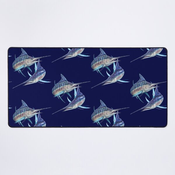 Striped Marlin Desk Mat