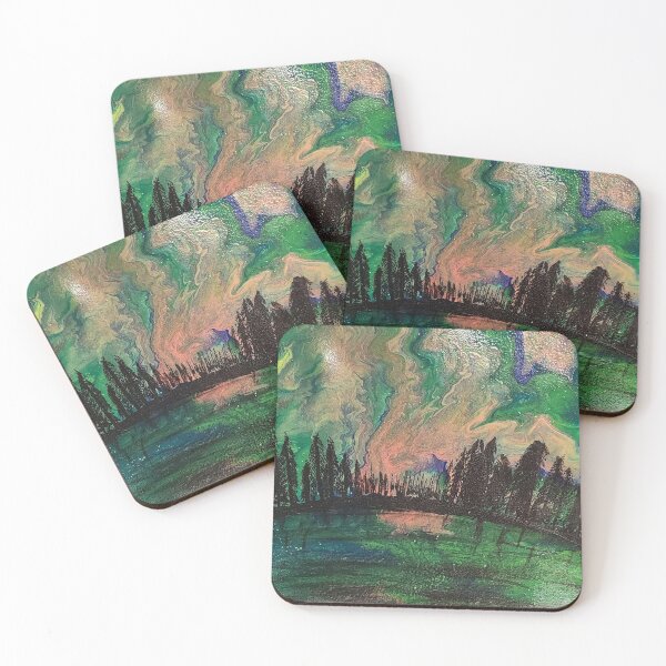 Item preview, Winter aurora borealis designed and sold by Kim-Pratt.