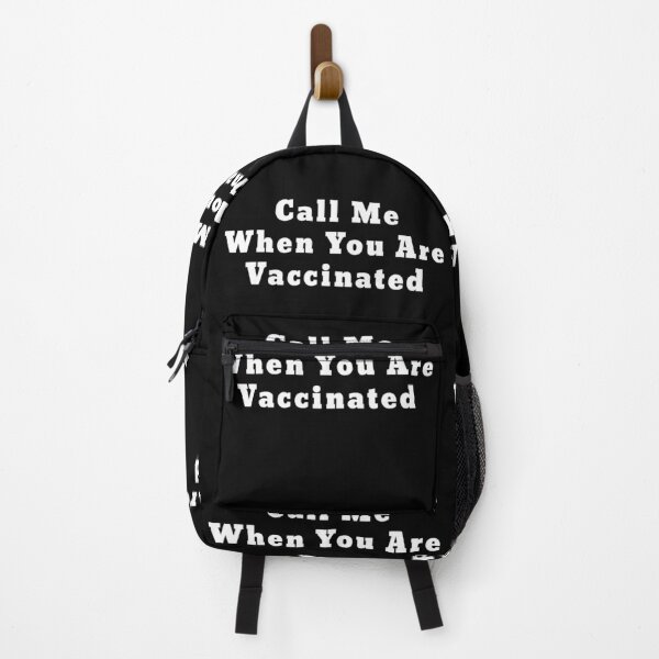 Item preview, CALL ME WHEN YOU ARE VACCINATED Awesome funny white bold font design for all the vaccinated people 2021 . designed and sold by thebaronart.