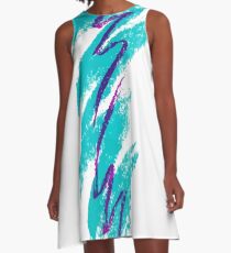 90's Solo Cup Jazz Print A-Line Dress