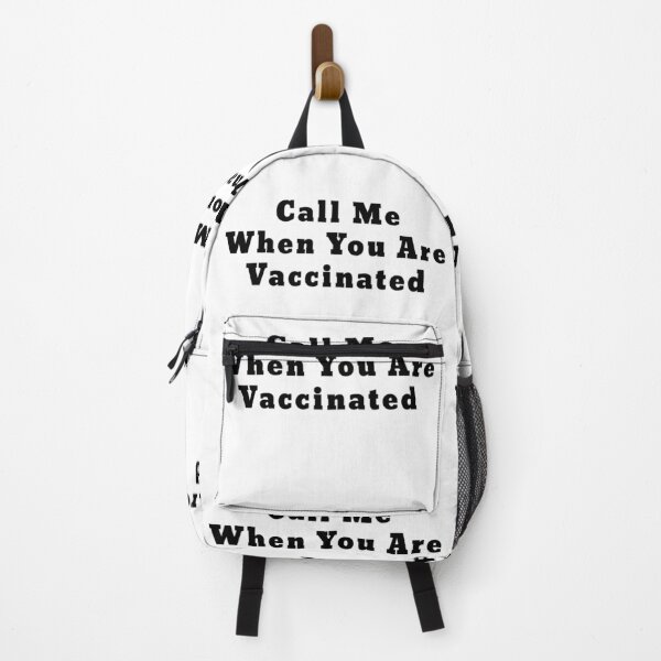 Item preview, CALL ME WHEN YOU ARE VACCINATED Awesome funny black bold font design for all the vaccinated people 2021 . designed and sold by thebaronart.
