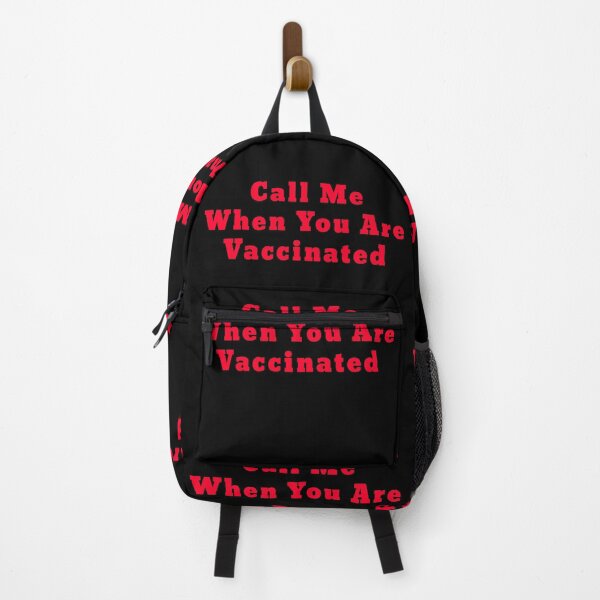 Item preview, CALL ME WHEN YOU ARE VACCINATED Awesome funny red bold font design for all the vaccinated people 2021 . designed and sold by thebaronart.