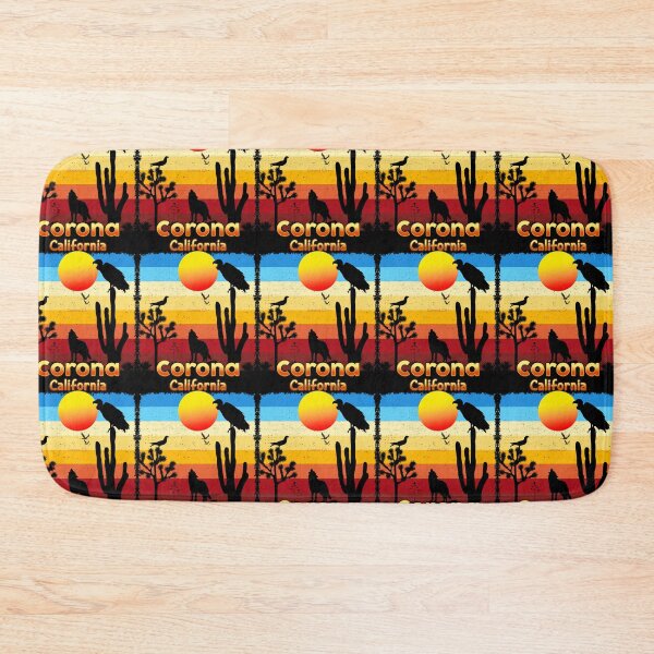 Item preview, Corona California CA Sunset Coyote  Vulture Cactus Desert Californian designed and sold by Cuatrocaminos.