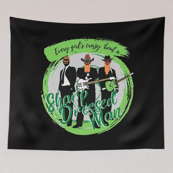 Item preview, Sharp Dressed Man - Green designed and sold by Mean-Musician.