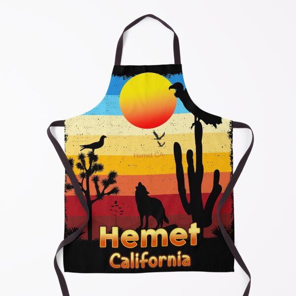 Item preview, Hemet California CA Sunset Coyote Vulture Cactus Desert Californian designed and sold by Cuatrocaminos.