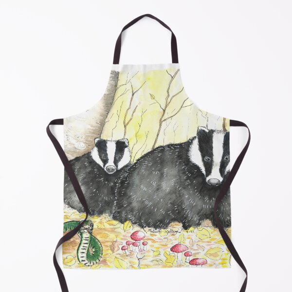 Item preview, Badger Badger Mushrooms Snake designed and sold by Kelley-Art.