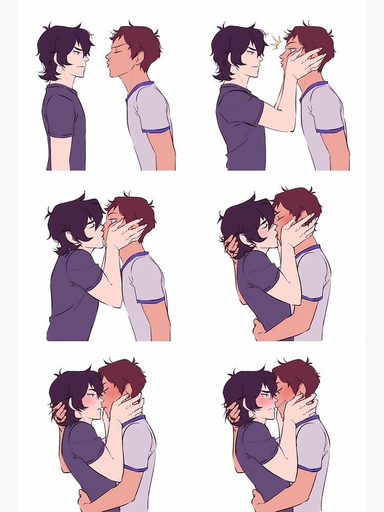 cute gay anime kiss