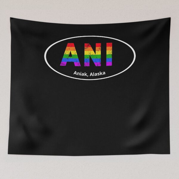 Item preview, Aniak Alaska Rainbow Pride designed and sold by ShowMePride.