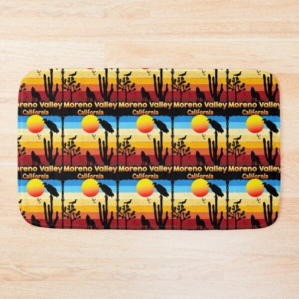 Item preview, Moreno Valley California CA Sunset Coyote  Vulture Cactus Desert Californian designed and sold by Cuatrocaminos.