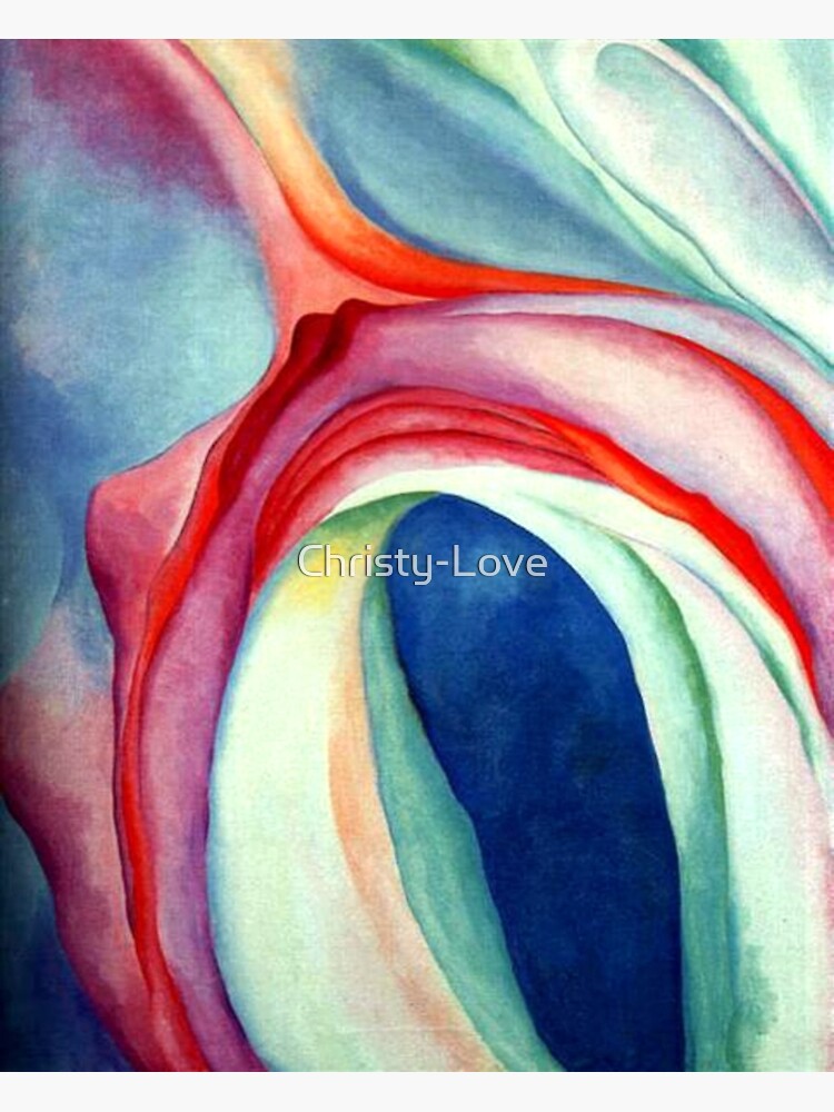 Music, Pink and Blue No.2 by Georgia O'Keefe