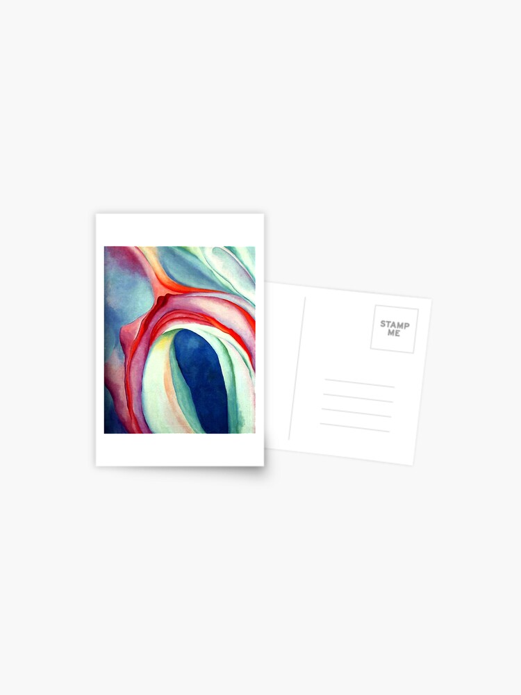 Music, Pink and Blue No.2 by Georgia O'Keefe